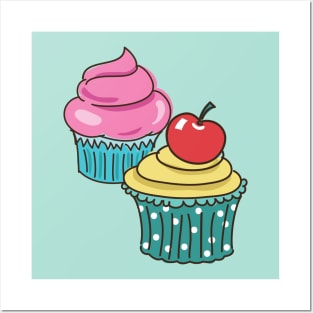 Cute Cupcakes Posters and Art